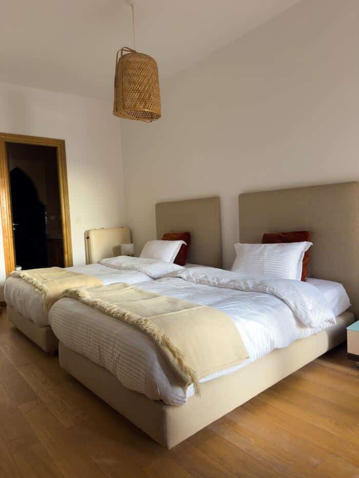 Chambre twin lits simples