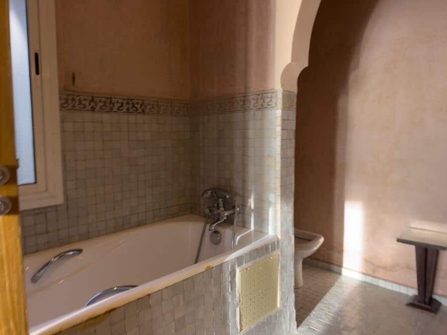 Salle de bain en zellige
